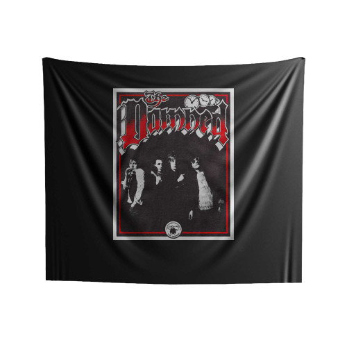 Discontinuted! The Damned Band Photo Classic Indoor Wall Tapestries
