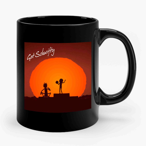 Daft Punk Get Schwifty Ceramic Mug