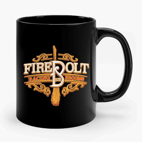 Harry Potter Inspired Firebolt Racing Broom Ceramic Mug