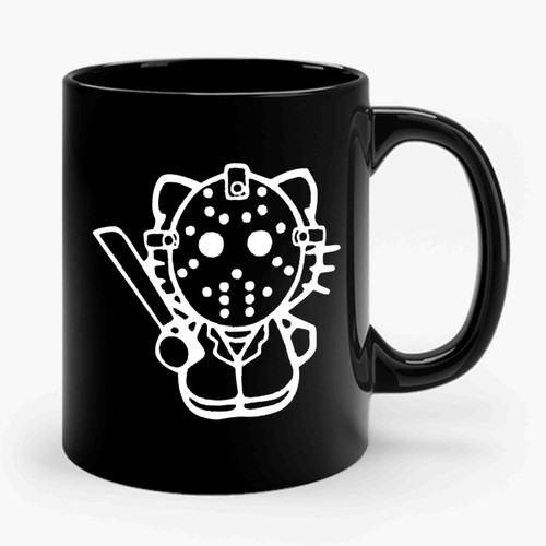 Hello Kitty Monsters Jason Voorhees Ceramic Mug