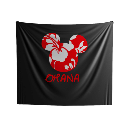 Disney Ohana Mickey Mouse Magic Kingdom Indoor Wall Tapestries