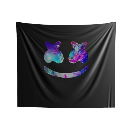 Dj Marshmellow Galaxy Indoor Wall Tapestries Dj Marshmellow Galaxy Indoor Wall Tapestries