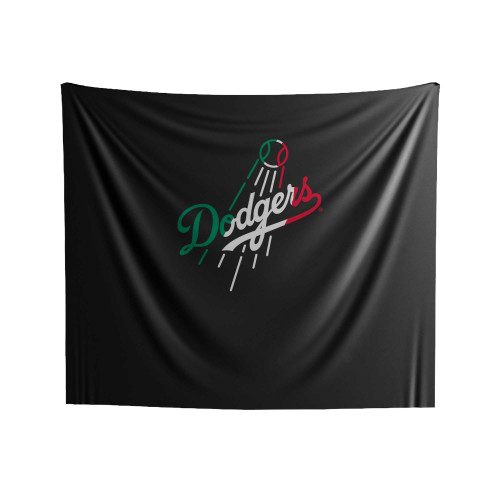 Dodgers Mx Flag Indoor Wall Tapestries