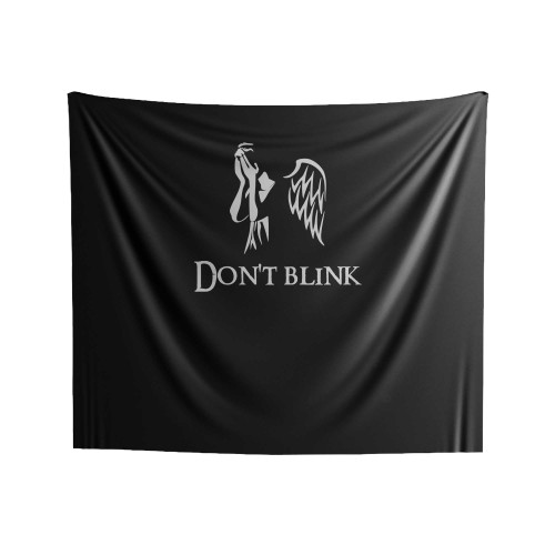 Don't Blink Weeping Angels Inspired By Dr Who Funny Indoor Wall Tapestries