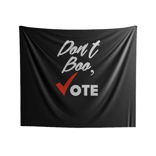 Don't Boo Vote Red V  Indoor Wall Tapestries
