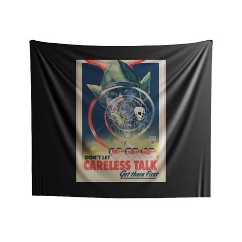 Don't Let Careless Talk Indoor Wall Tapestries