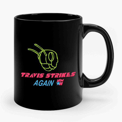 Hotline Miami Travis Strikes Again No More Heroes Ceramic Mug