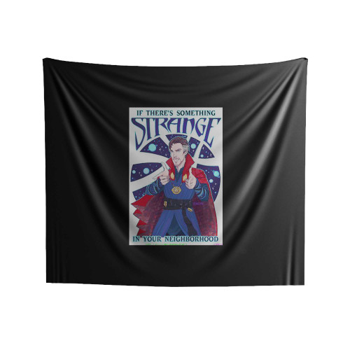 Dr Strange In Your Neighborhood Indoor Wall Tapestries