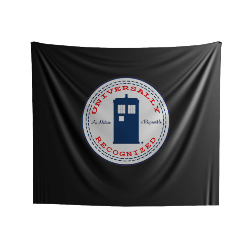 Dr Who Converse Logo Indoor Wall Tapestries