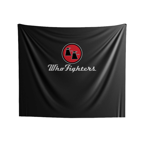 Dr Who Figters Foo Fighters Parody Indoor Wall Tapestries