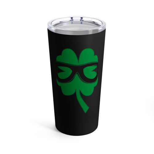 St Patrick's Day Shamrock Glass Tumblr