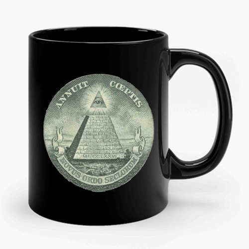 Illuminati Freemasonry All Seeing Eye The Knights Templar Ceramic Mug