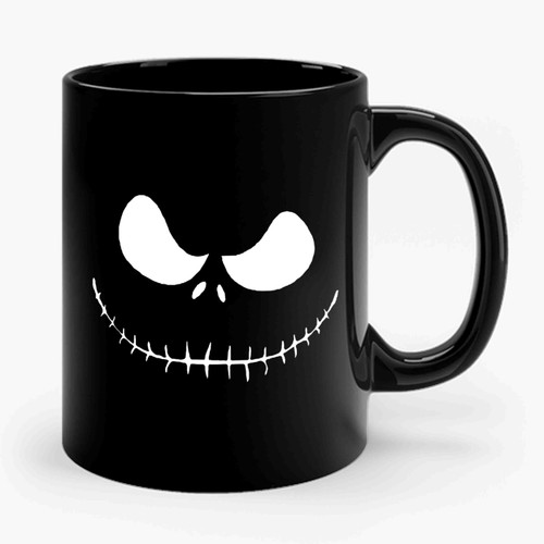 Jack Skellington Face Nightmare Before Christmas Ceramic Mug