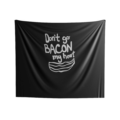 Elton John Song Inspired Don't Go Bacon My Heart Indoor Wall Tapestries