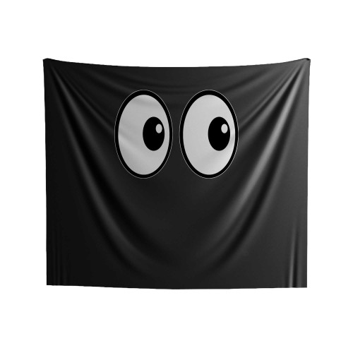 Emoji Eyes Funny Indoor Wall Tapestries