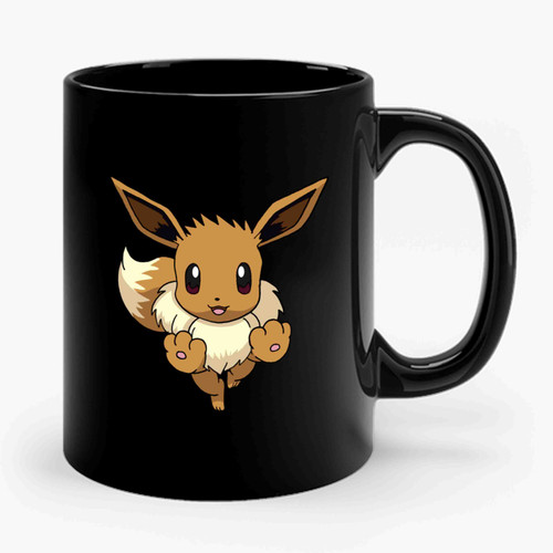 Jump Eeve Pokemon Ceramic Mug