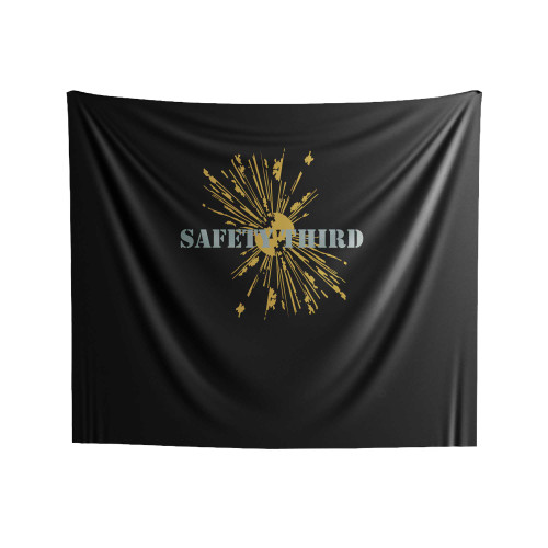 Explosion Safety Third Danger Bombs Indoor Wall Tapestries