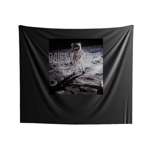 Fake Moon Landing Hoax Nevada 1969 Nasa Conspiracy Theory Indoor Wall Tapestries