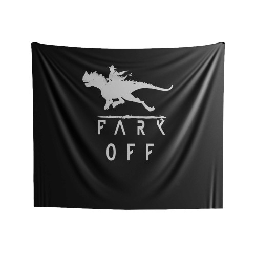 Fark Off And Survive Indoor Wall Tapestries