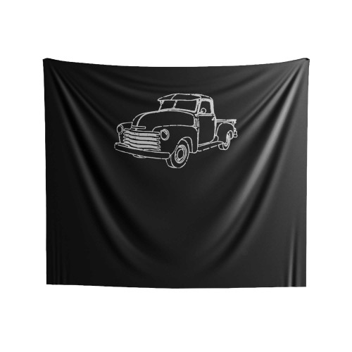 Farm Truck Indoor Wall Tapestries