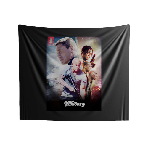 Fast And Furious 9 Characters Indoor Wall Tapestries