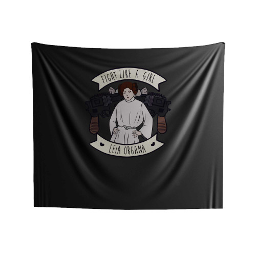 Fight Like Princess Leia Star Wars Indoor Wall Tapestries