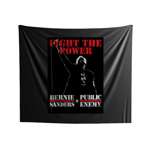 Fight The Power Bernie Indoor Wall Tapestries Fight The Power Bernie Indoor Wall Tapestries