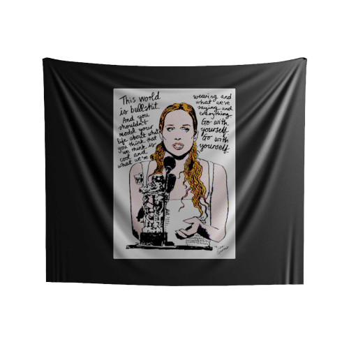 Fiona Apple Vma This World Is Bulls Indoor Wall Tapestries