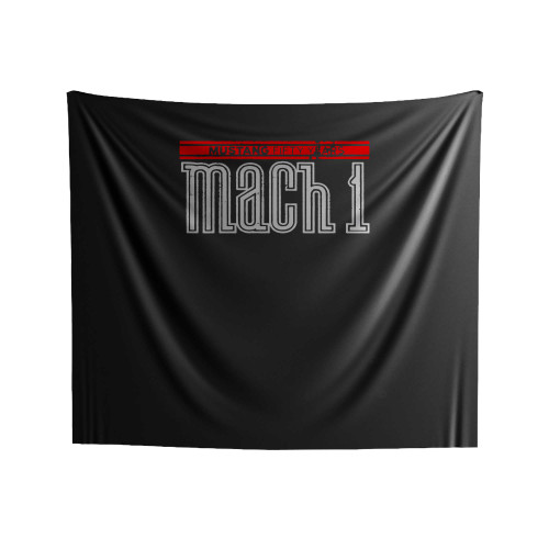 Ford Mustang 50 Years Mach 1 Indoor Wall Tapestries