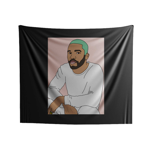 Frank Ocean Pink & White Theeseee Colors Yesss Indoor Wall Tapestries