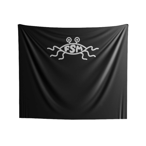 Fsm Flying Spaghetti Monster Cute Indoor Wall Tapestries