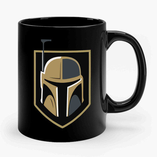 Las Vegas Golden Knights Hockey And Boba Fett Ceramic Mug