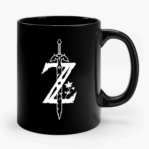 Legend Of Zelda Breath Of The Wild Logo Ceramic Mug