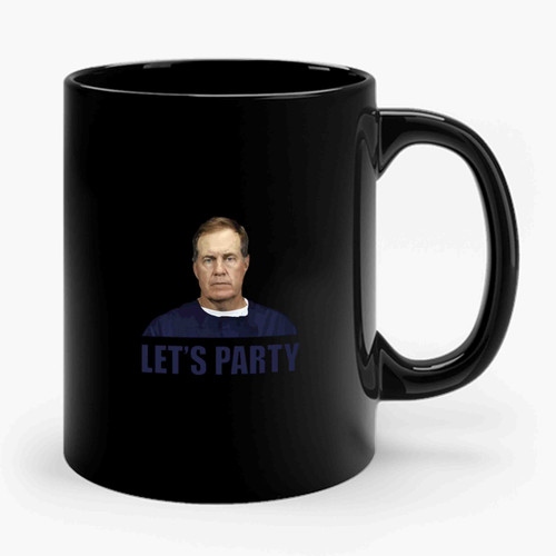 Let's Party New England Patriots Coach Bill Belichick Ceramic Mug