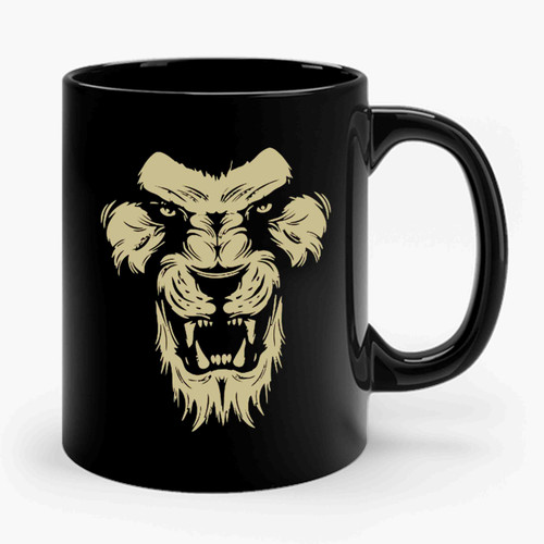 Lion Face Ceramic Mug