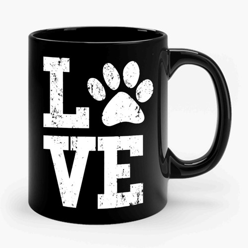 Love Dog Paw Cute Dog Funny Dog Ceramic Mug