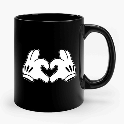 Love Mickey Disney Hand Ceramic Mug