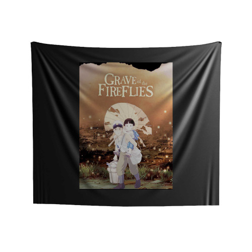 Grave Of The Fireflies Anime & Manga Indoor Wall Tapestries