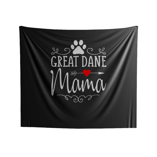 Great Dane Mama Indoor Wall Tapestries