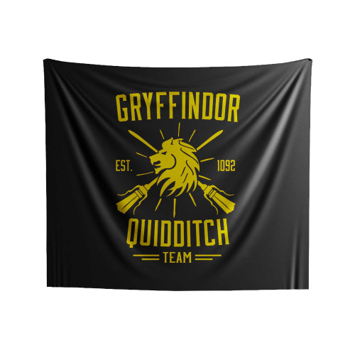Gryffindor Quidditch Team Crewneck Indoor Wall Tapestries