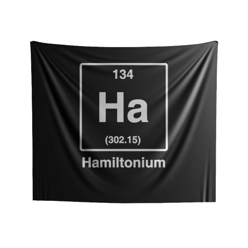 Hamiltonium Periodic Table Of The Elements Indoor Wall Tapestries