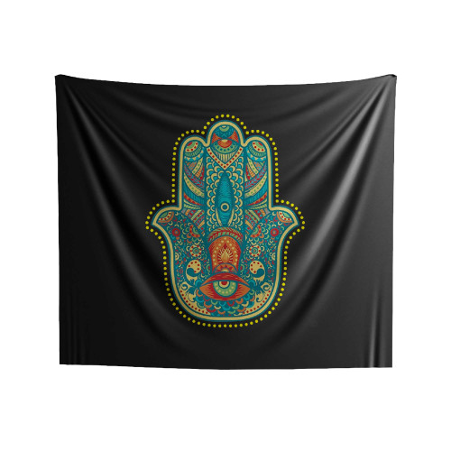 Hamsa Hand Hand Of Fatima Indoor Wall Tapestries