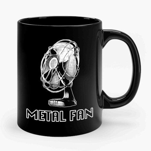 Metal Fan Ceramic Mug