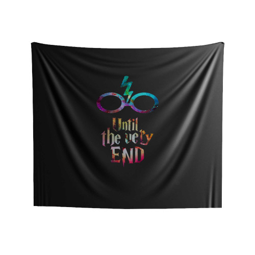 Harry Potter Until The Very End Quote Deathly Hallows Galaxy Indoor Wall Tapestries