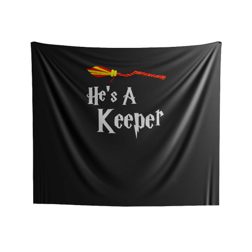He's A Keeper Harry Potter Inspired Indoor Wall Tapestries