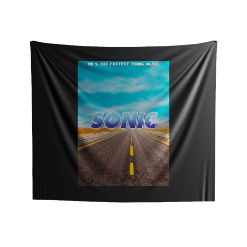 He's The Fastest Thing Alive Sonic Indoor Wall Tapestries
