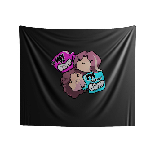 Hey Im The Grump Indoor Wall Tapestries