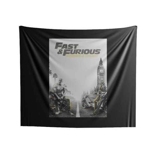 Hobbs & Shaw Fast And Furious 9 Indoor Wall Tapestries