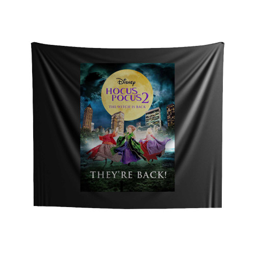 Hocus Pocus Best News Ever Indoor Wall Tapestries