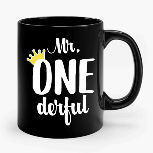 Mr. Onederful Crown Ceramic Mug